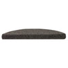 VidaXL alfombrillas para escaleras autoadhesivas 20 piezas 56x17x3 cm antracita semicircular