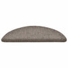 Vidaxl trapmatten zelfklevend 30 stuks 56x17x3 cm beige halfrond