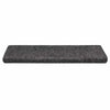 VidaXL Tappetini per scale autoadesivi 30 pezzi 65x21x4 cm bordo rettangolare grigio