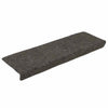 VidaXL Tappetini per scale autoadesivi 30 pezzi 65x21x4 cm bordo rettangolare antracite