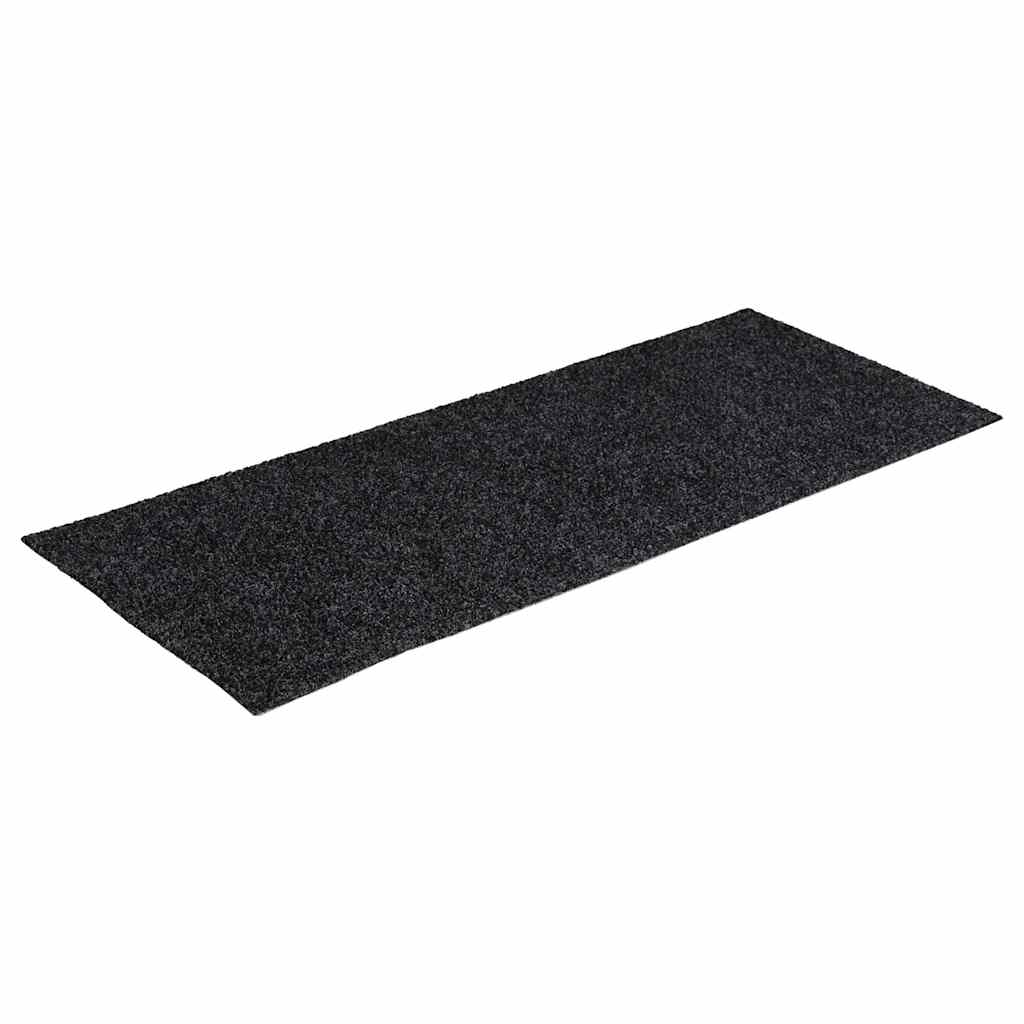 VidaXL tappetini per scale autoadesivi 30 pezzi 60x25 cm grigi rettangolari