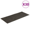 Tappetini per scale autoadesivi Vidaxx 30 pezzi 60x25 cm antracite rettangolari
