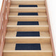 Vidaxx alfombras de escalera autoadhesivas 30 piezas 60x25 cm azul marino rectangular