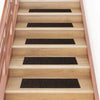 Tappetini per scale autoadesivi Vidaxx 30 pezzi 76x20 cm marrone scuro rettangolari