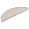 Tappetini per scale Vidaxx 30 pz 56x17x3 cm tortora semicircolare