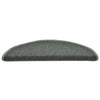 Tappetini per scale Vidaxx 30 pz 56x17x3 cm verde scuro semicircolare