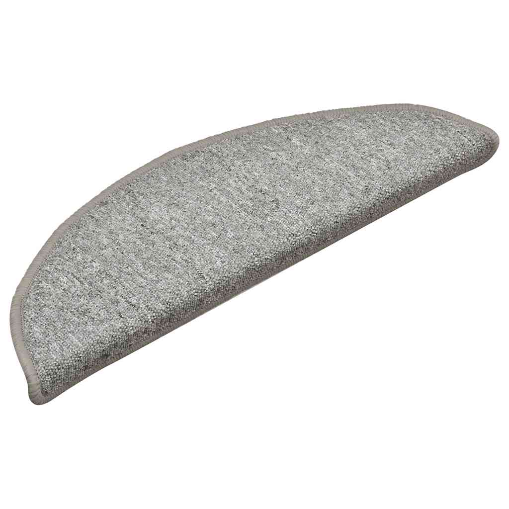 Tappetini Vidaxx 30 pz 56x17x3 cm grigio chiaro semicircolare