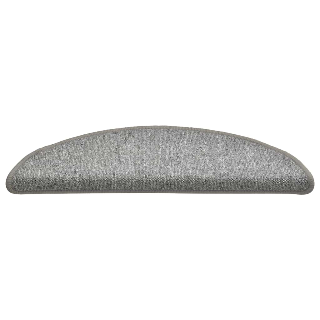 Tappetini Vidaxx 30 pz 56x17x3 cm grigio chiaro semicircolare