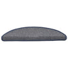 Tappetini per scale Vidaxx 30 pz 56x17x3 cm grigio chiaro e blu semicircolari