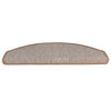 Tappetini per scale Vidaxx 30 pz 65x24x4 cm marrone chiaro semicircolare grande
