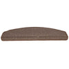 Vidaxl trapmatten 30 st 65x24x4 cm koffiebruin halfrond groot