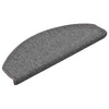 Tappetini per scale Vidaxx 30 pz 65x24x4 cm grigio scuro semicircolare grande