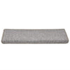 Vidaxl trapmatten 30 st 65x21x4 cm lichtgrijs met rechthoekige rand
