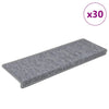 Tappetini VidaXL 30 pz 65x21x4 cm grigio chiaro con bordo rettangolare