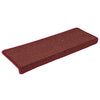 Vidaxx alfombrillas para escaleras 30 uds 65x21x4 cm borde rectangular burdeos