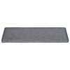 VidaXL alfombrillas para escaleras 30 uds 65x21x4 cm gris claro y azul con borde rectangular