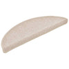 VidaXL Tappetini per scale 20 pz 56x17x3 cm tortora semicircolare