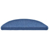 Vidaxl trapmatten 20 st 56x17x3 cm blauw halfrond