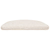 Vidaxl trapmatten 30 st 56x17x3 cm wit halfrond