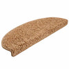 Tappetini per scale Vidaxx 30 pz 65x21x4 cm beige semicircolare grande