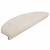 Tappetini per scale Vidaxx 30 pezzi 65x21x4 cm bianco semicircolare grande