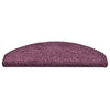Tappetini per scale Vidaxx 30 pezzi 65x21x4 cm viola scuro semicircolare grande