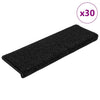 Tappetini Vidaxx 30 pz 65x21x4 cm bordo rettangolare nero