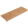 Vidaxl trapmatten 30 st 65x21x4 cm beige rechthoekige rand