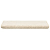 VidaXL alfombrillas para escaleras 30uds 65x21x4 cm borde rectangular blanco