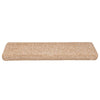 Tappetini per scale VidaXL 30 pz 65x21x4 cm bordo rettangolare oro