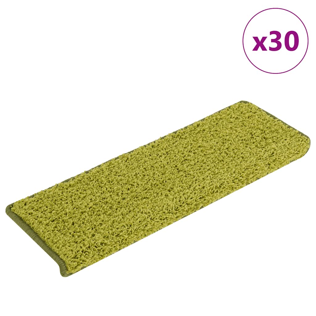 Tappetini Vidaxx 30 pz 65x21x4 cm bordo rettangolare verde