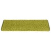 Vidaxx alfombrillas para escaleras 30uds 65x21x4 cm borde rectangular verde