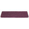Tappetini per scale Vidaxx 30 pz 65x21x4 cm bordo rettangolare viola scuro