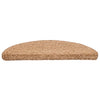 Tappetini per scale VidaXL 20 pz 56x17x3 cm beige semicircolare
