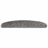 Tappetini per scale Vidaxx 20 pz 65x21x4 cm grigio semicircolare grande