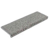 Tappetini Vidaxx 20 pezzi 65x21x4 cm bordo rettangolare grigio