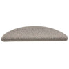 VidaXL alfombrillas para escaleras autoadhesivas 30 unidades aspecto sisal 56x17x3cm plateado