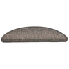 VidaXL alfombrillas para escaleras autoadhesivas aspecto sisal 30 uds 56x17x3 cm gris-beige