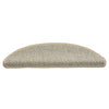 VidaXL Tappetini per Scale Autoadesivi Aspetto Sisal 30 Pezzi 56x17x3 cm Verde Chiaro