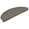 VidaXL Tappetini per scale autoadesivi aspetto sisal 30 pz 65x21x4 cm grigio-beige