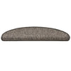 VidaXL Tappetini per scale autoadesivi aspetto sisal 30 pz 65x21x4 cm grigio-beige