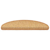 VidaXL Tappetini per scale autoadesivi aspetto sisal 30 pezzi 65x21x4 cm sisal