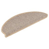 VidaXL alfombrillas para escaleras aspecto sisal autoadhesivas 30 piezas 65x21x4 cm beige claro