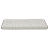 Vidaxxl Tappetini per scale autoadesivi aspetto sisal 30 pz 65x21x4 cm platino