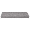 Vidaxl trapmatten zelfklevend sisal-look 30 st 65x21x4cm zilverkleurig