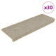 Vidaxl trapmatten zelfklevend sisal-look 30 st 65x21x4 cm groen
