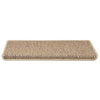Vidaxx alfombras de escalera autoadhesivas 30 piezas aspecto sisal 65x21x4 cm color arena