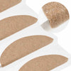 VidaXL tappetini per scale autoadesivi 30 pezzi 56x17x3 cm beige