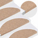 VidaXL Tappetini per scale autoadesivi 20 pz 65x22,5x3,5 cm beige