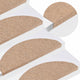 VidaXL Tappetini per scale autoadesivi 30 pezzi 65x22,5x3,5 cm beige